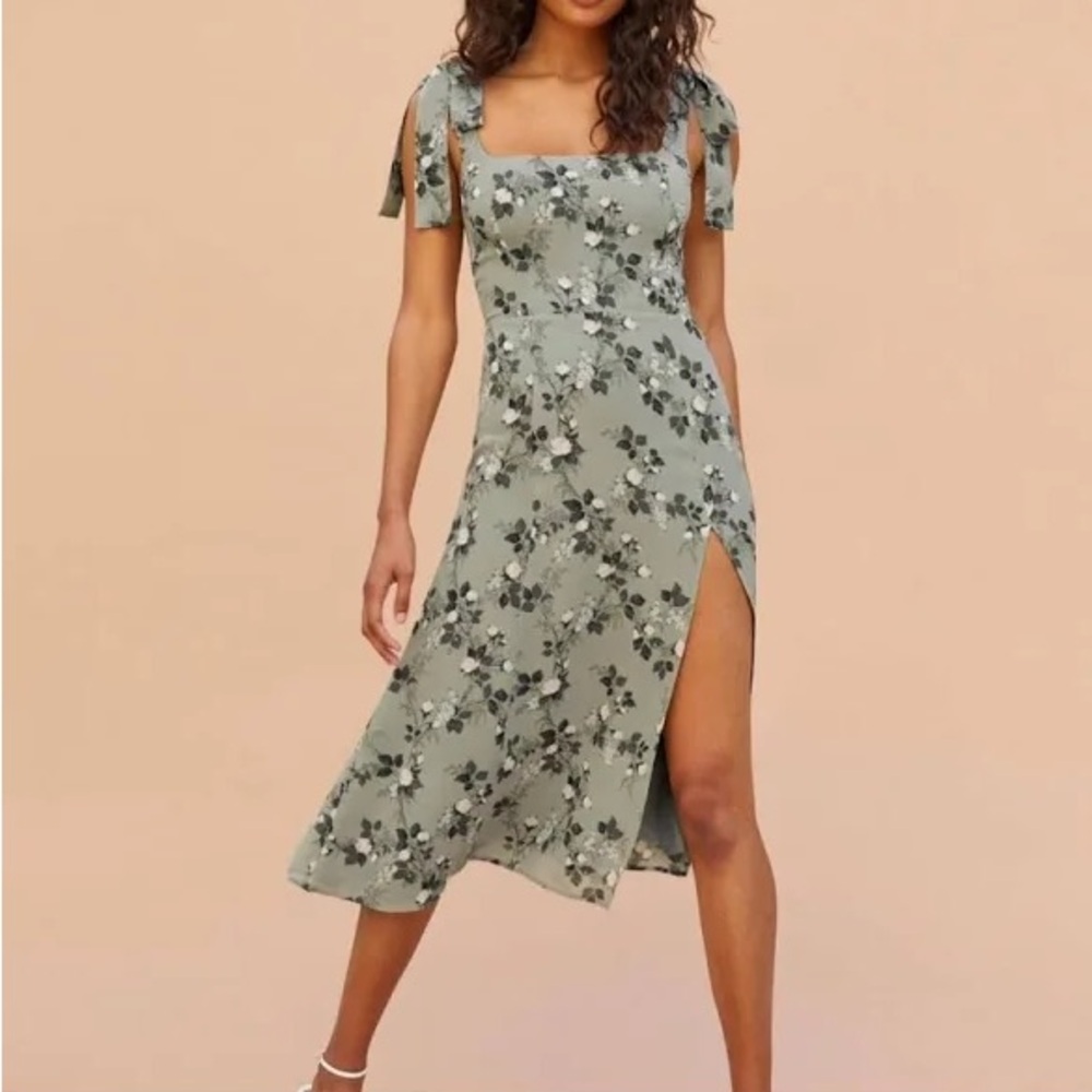 Reformation Twilight Verde Midi Dress